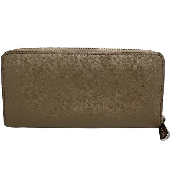 MICHAEL KORS Taupe Zip Around Wallet - Picture 2 of 10